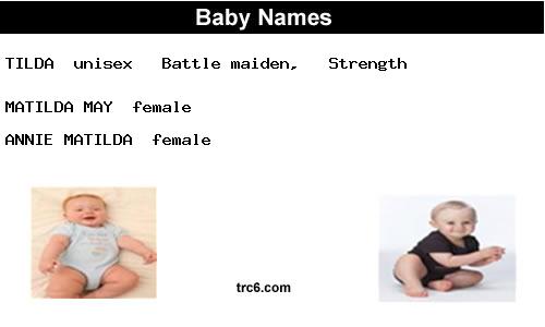 tilda baby names